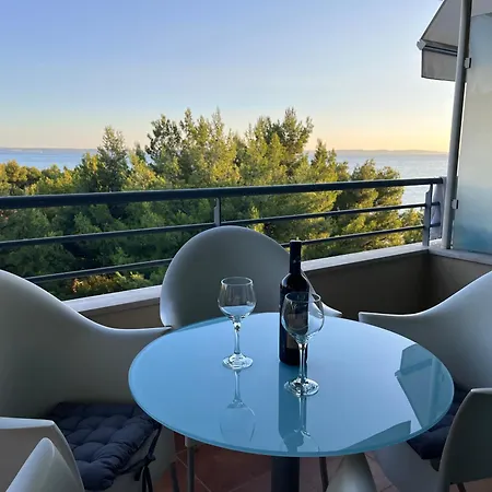 Sea View Penthouse With Terrace Podstrana Split Appartement
